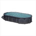 Piscina ovalada de acero Gre Capri de 730 cm x 375 cm x 132 cm