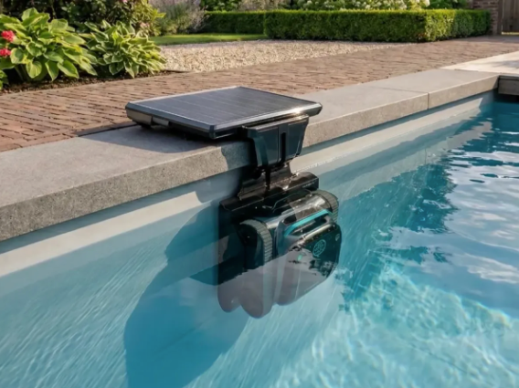 WYBOT S2 Solar draadloze zwembadrobot met zonnelaadstation