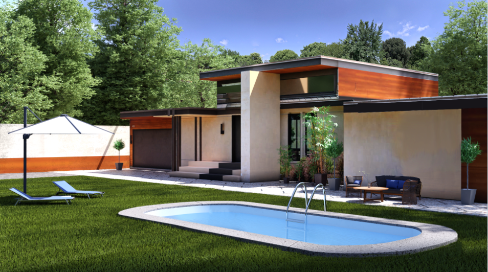 Gre Madagascar Ovale 700 x 320 x ↕150 cm 