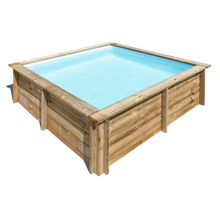 Gre Vierkant City Schwimmbad 225 cm x 225 cm x ↕68 cm