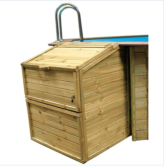 Caja de filtro de madera - 118 cm 