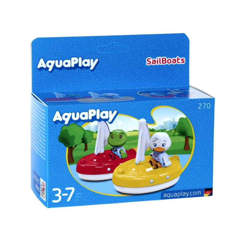 AquaPlay 2 Zeilboten + 2 Figuren
