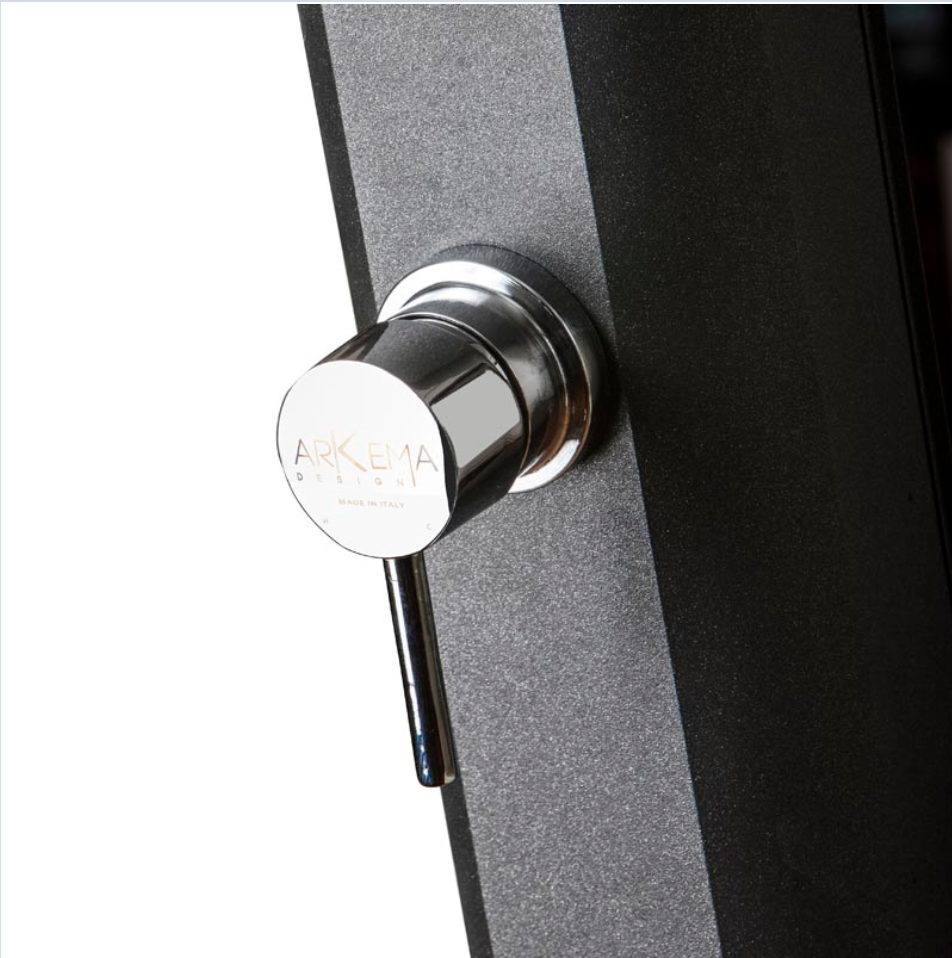 Gre Solardusche Aluminium schwarz - 18 L 
