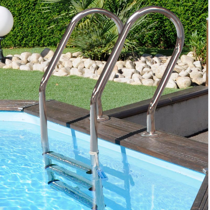 Gre Holzschwimmbecken Marbella 2 – 420 cm x 270 cm x ↕117 cm 