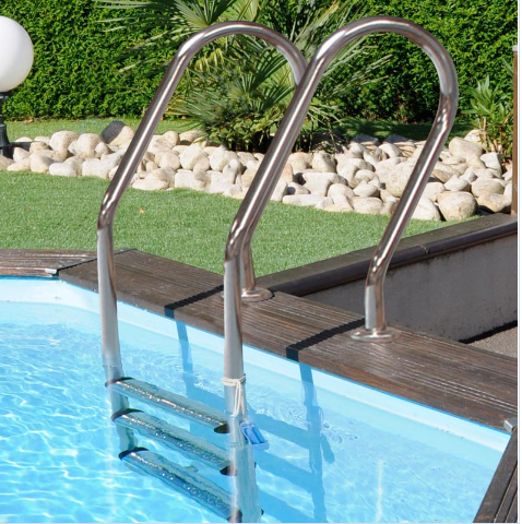 Gre Houten zwembad Marbella 2 – 420 cm x 270 cm x ↕117 cm