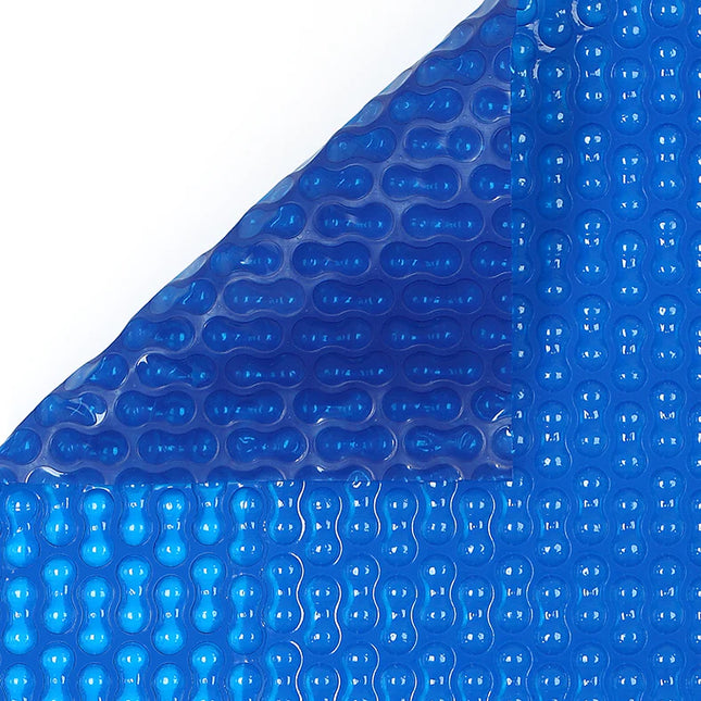 Schwimmbadabdeckung Luftpolsterfolie Dunkelblau für Ovalschwimmbecken 820 cm x 420 cm