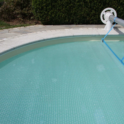 Bâche de piscine papier bulle Bleu clair pour piscine ronde Ø 500 cm