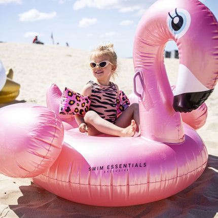 Swim Essentials - Dreamscape | Rosé/Goud Opblaas Flamingo XXL