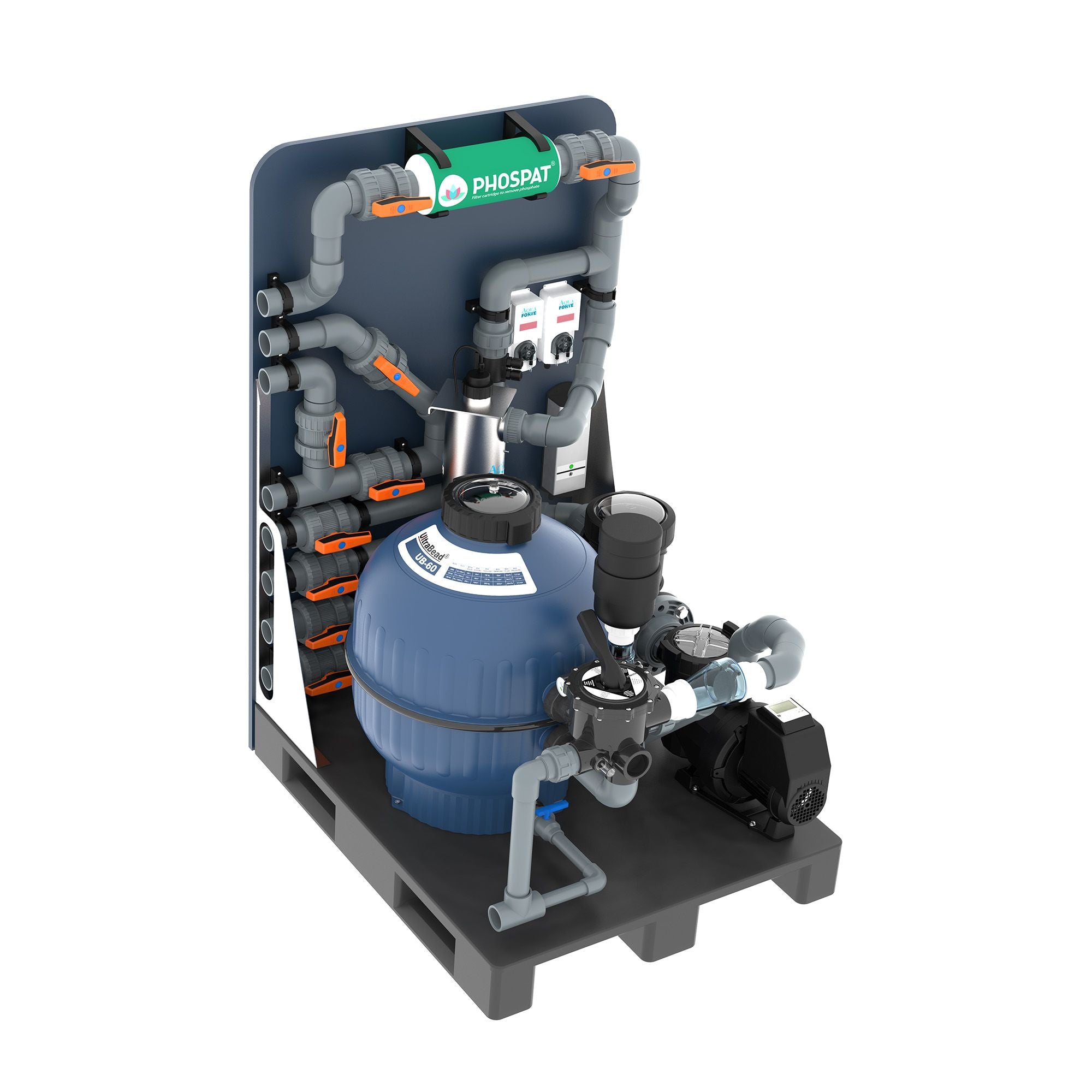 AquaForte Complete Plug &amp; Swim Filterpalette Biopool Typ 4