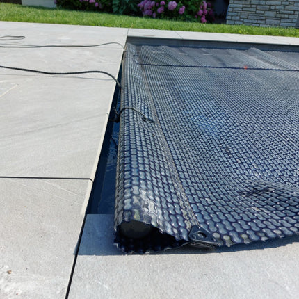 Schwimmbadabdeckung Luftpolsterfolie Nachtblau für rechteckiges Schwimmbad 700 cm x 400 cm