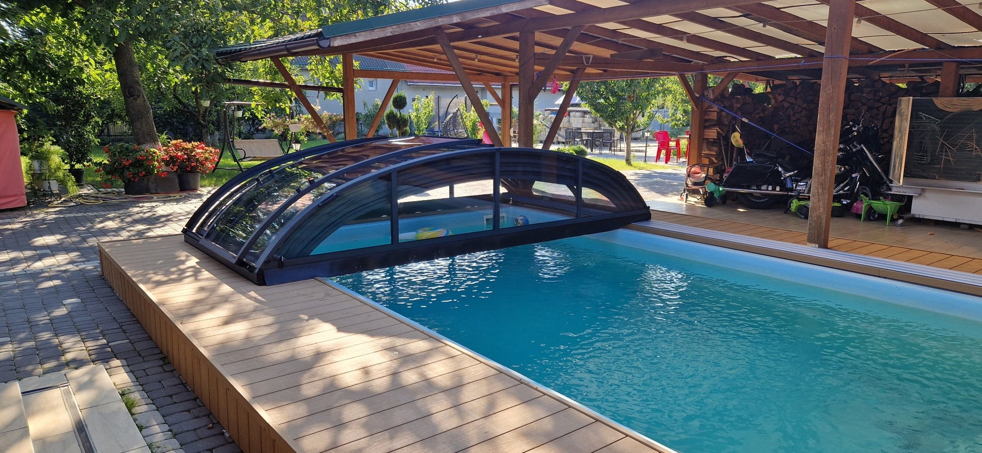 Abris One zwembadoverkapping 325 - Azzura Pool