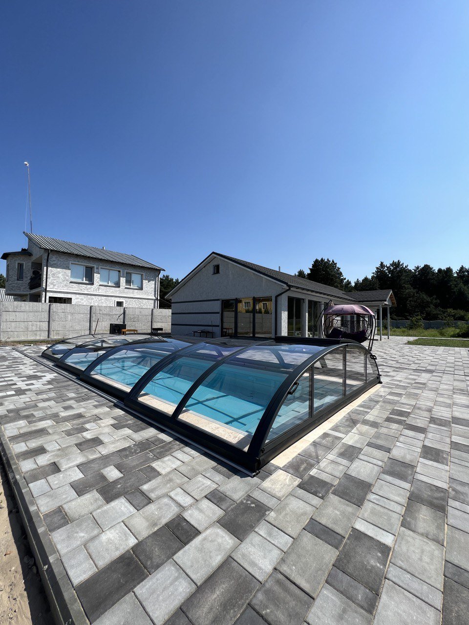 Abris One zwembadoverkapping 400 - Azzura Pool