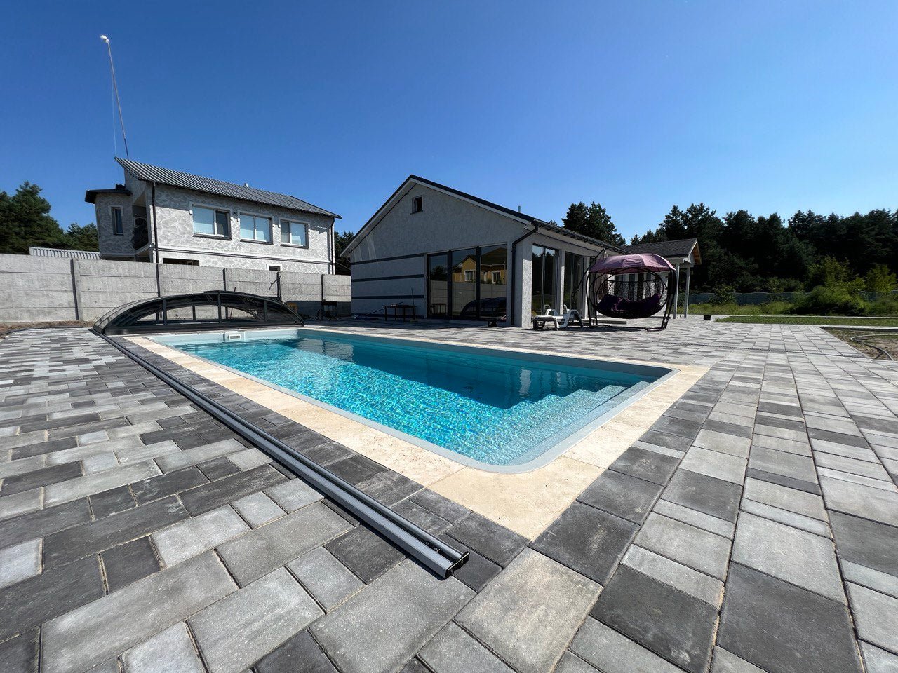 Abris One zwembadoverkapping 400 - Azzura Pool