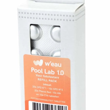 Paquete de recarga W'eau para PoolLab - 60 piezas