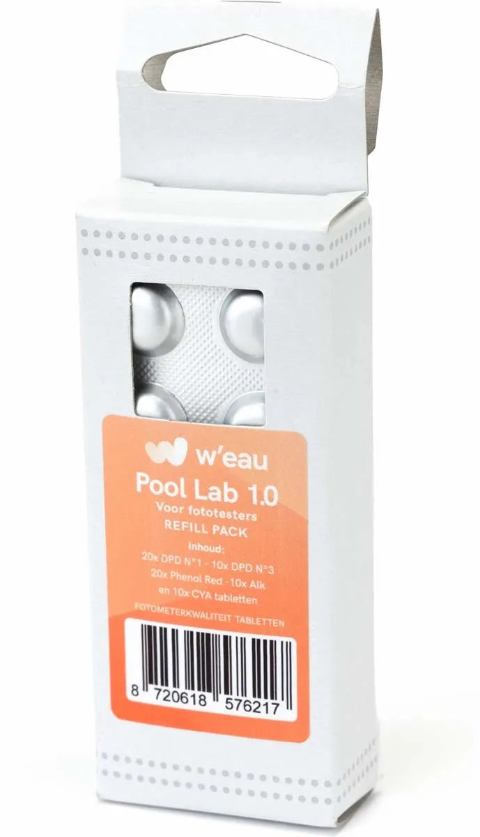 W'eau Nachfüllpack für PoolLab - 60 Stück