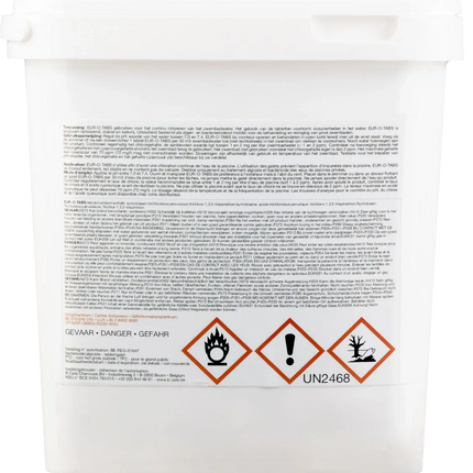 W'eau kleine chloortabletten 20 grams - 5 kg