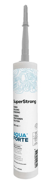 AquaForte Super Strong lijm/kit - grijs - Azzura Pool