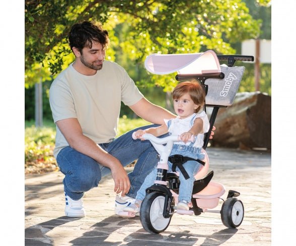 Baby Driver Roze Driewieler – 3-in-1 Evoluerende Driewieler - Azzura Pool