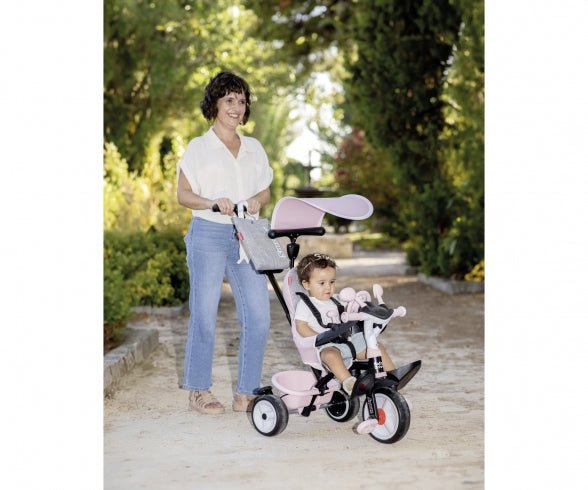 Baby Driver Roze Driewieler – 3-in-1 Evoluerende Driewieler - Azzura Pool