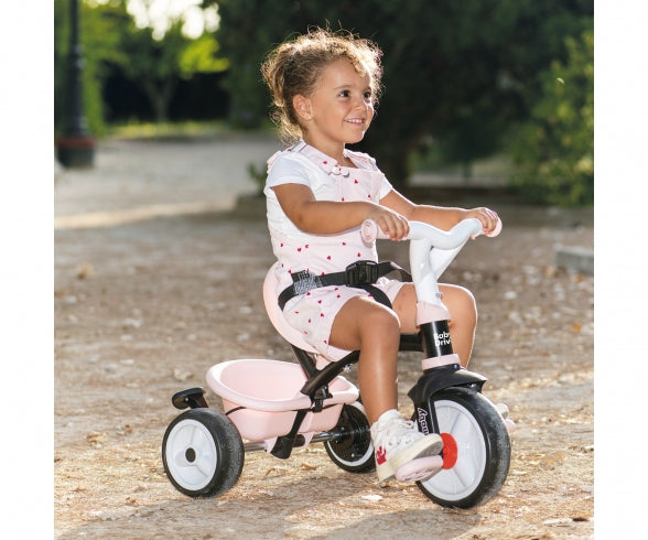 Bicicletta a tre ruote Baby Driver Rosa – Bicicletta evolutiva 3-in-1