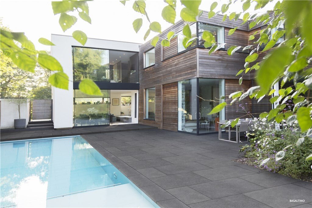 Basaltino Keramische Boordsteen 60x35x4/2 - Azzura Pool