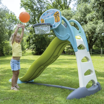 Panier de basket Smoby - 3-en-1 pour toboggans