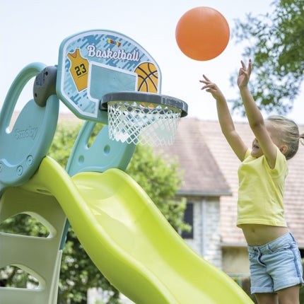 Panier de basket Smoby - 3-en-1 pour toboggans