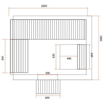 Gaïa Bella Sauna - 3 Personen