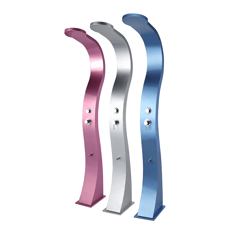 Bellagio Douche (Special Edition) - Roze metaal - Azzura Pool