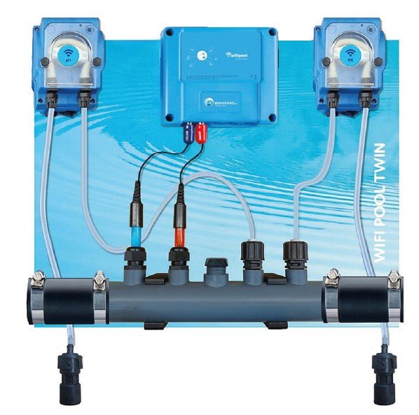 Beniferro - Pool Twin voorgemonteerd WIFI waterbehandeling - Azzura Pool