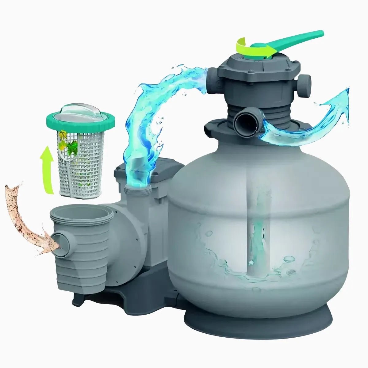 Bestway Flowclear zandfilterpomp - 6 m³/u - Azzura Pool
