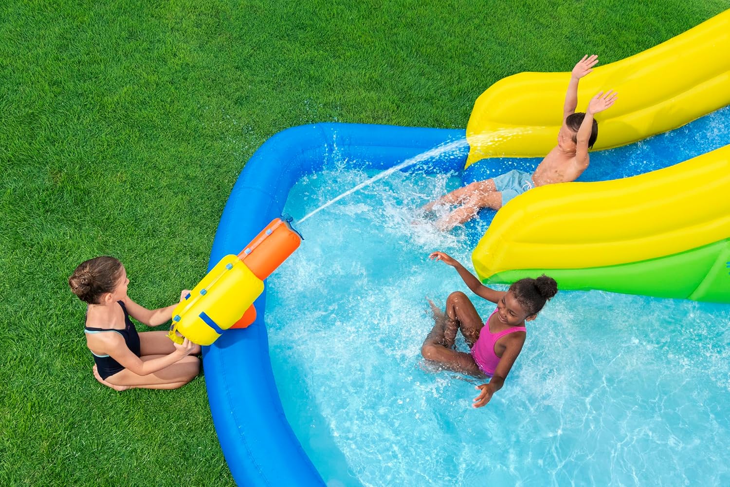 Bestway H2OGO! Mount Splashblast mega waterpark – 435 cm x 286 cm x 267 cm - Azzura Pool