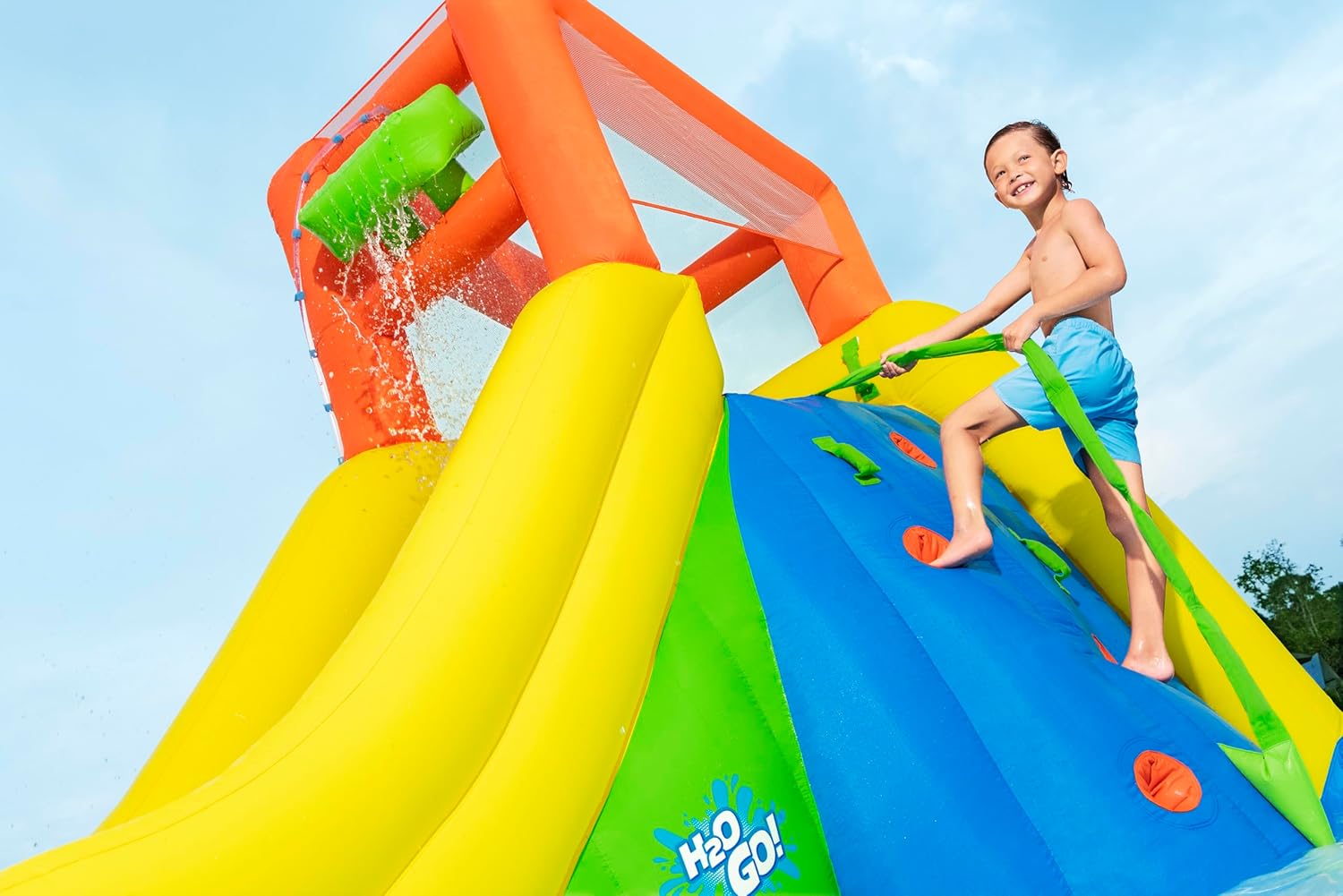 Bestway H2OGO! Mount Splashblast mega waterpark – 435 cm x 286 cm x 267 cm - Azzura Pool
