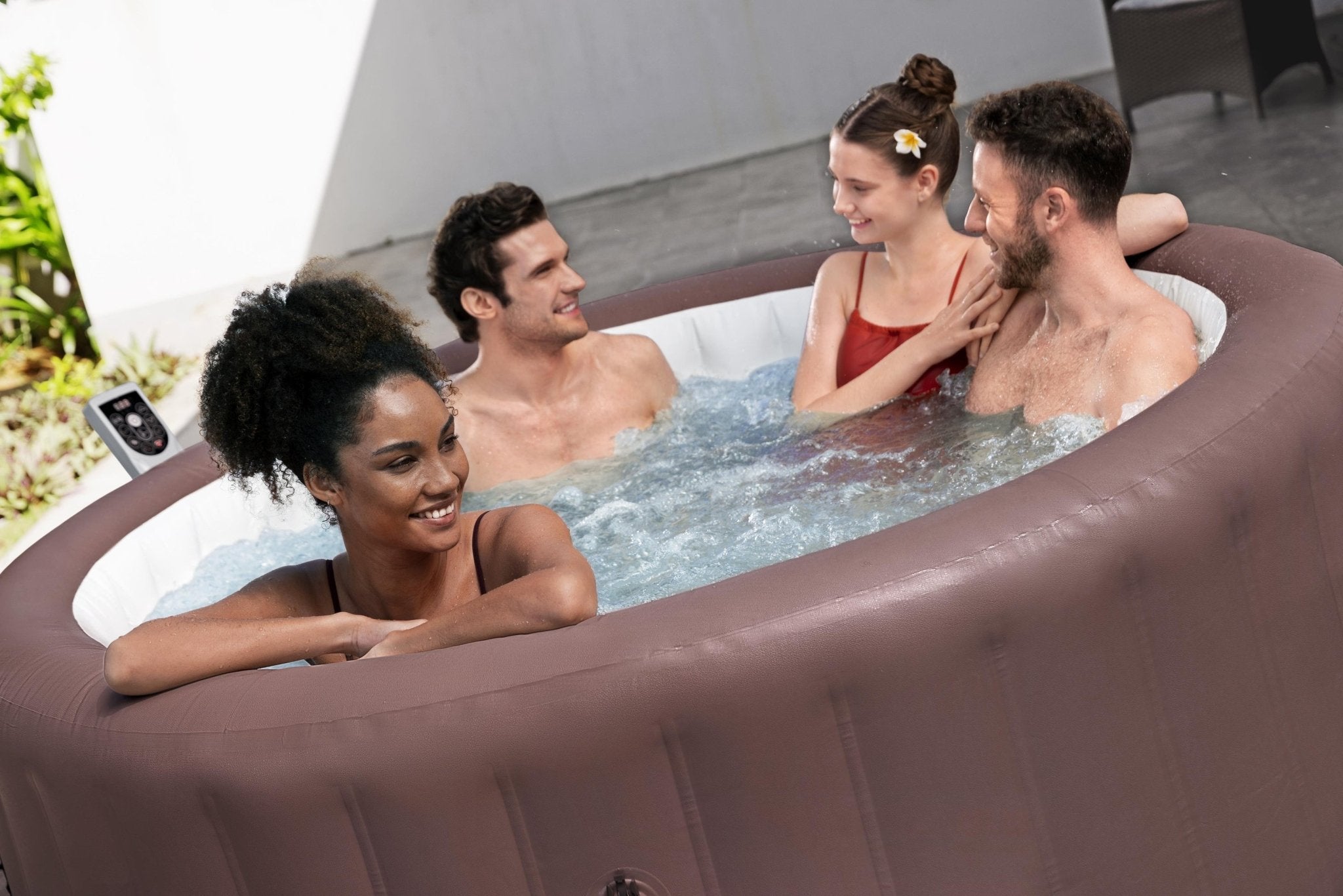 Bestway Lay-Z-Spa Hawaii Energy-Efficient Smart AirJet, 6 persoons - Azzura Pool