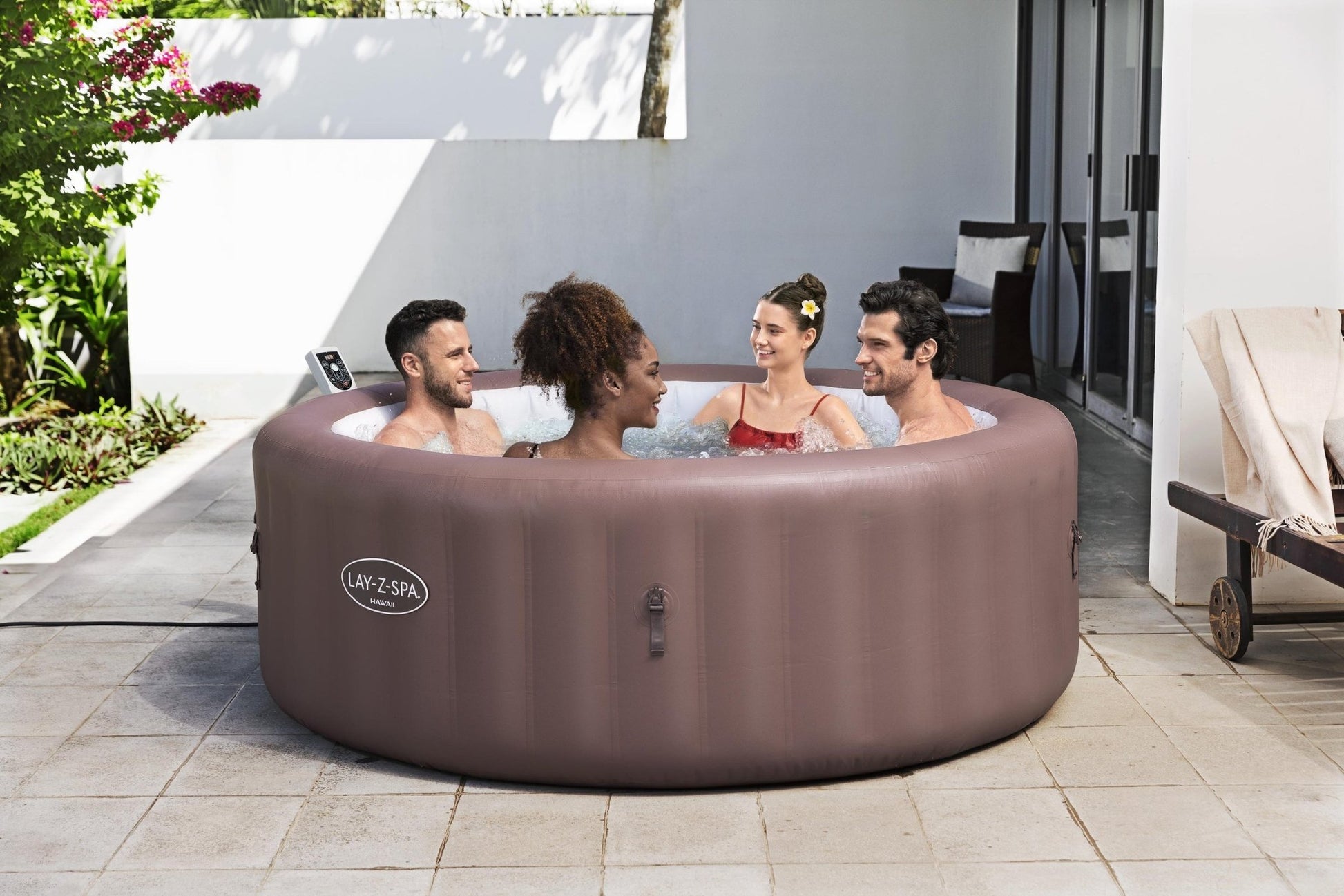Bestway Lay-Z-Spa Hawaii Energy-Efficient Smart AirJet, 6 persoons - Azzura Pool