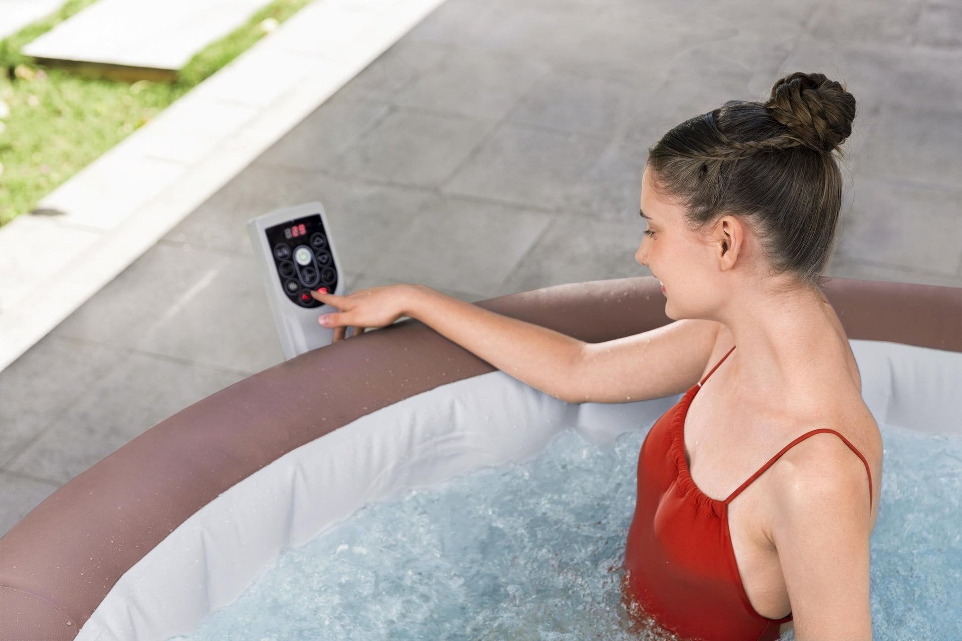 Bestway Lay-Z-Spa Hawaii Energy-Efficient Smart AirJet, 6 persoons - Azzura Pool