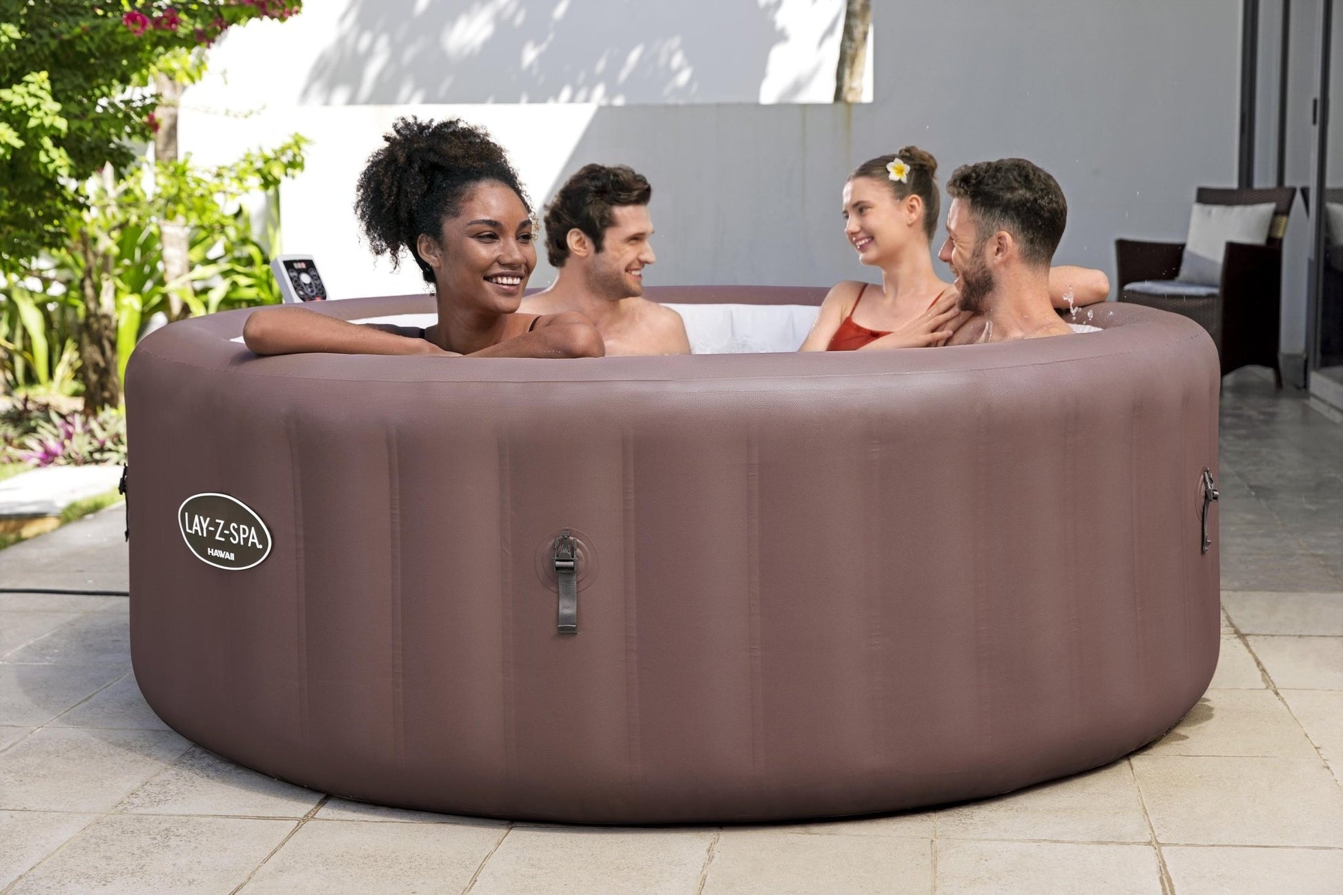 Bestway Lay-Z-Spa Hawaii Energy-Efficient Smart AirJet, 6 persoons - Azzura Pool