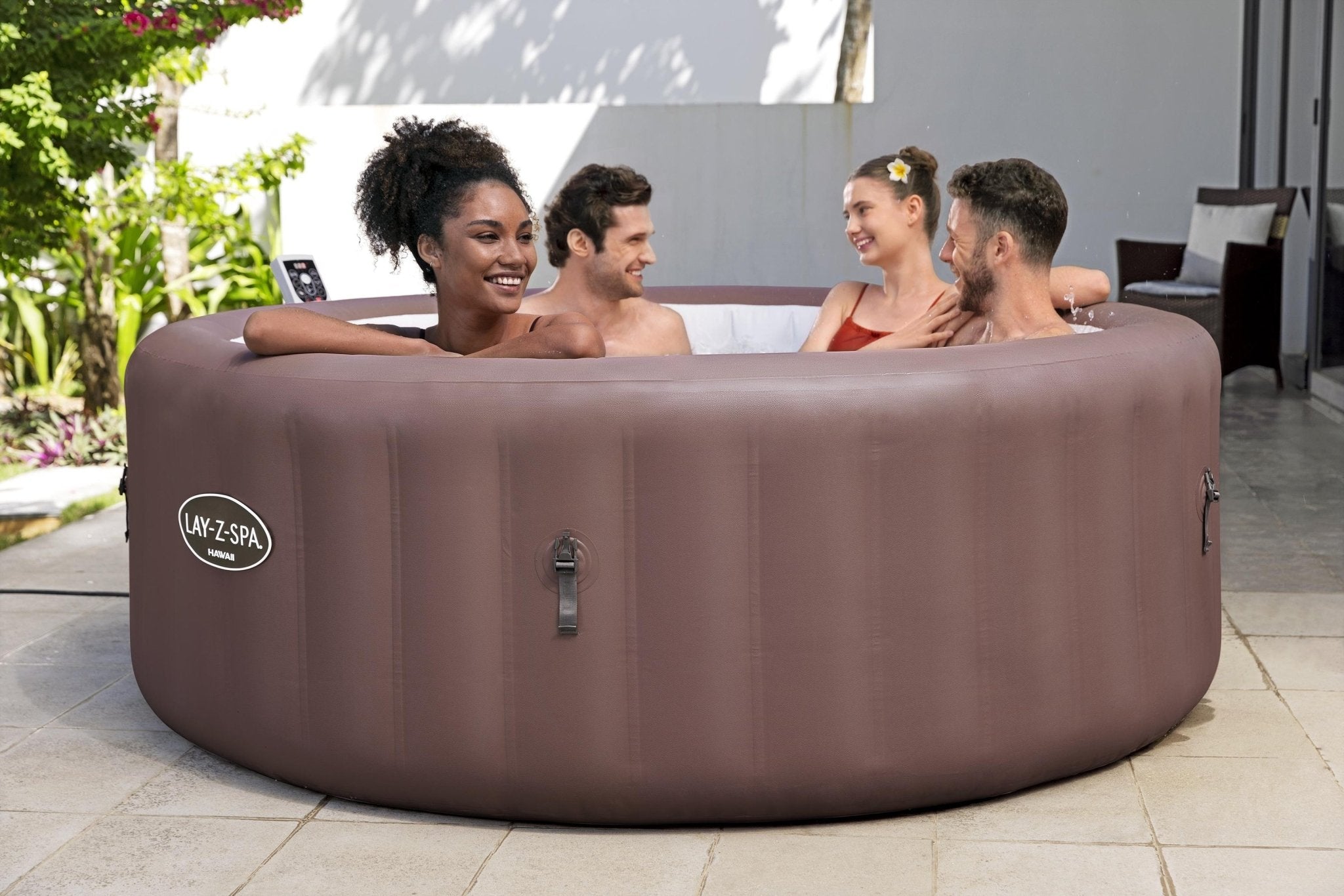 Bestway Lay-Z-Spa Hawaii Energy-Efficient Smart AirJet, 6 persoons - Azzura Pool