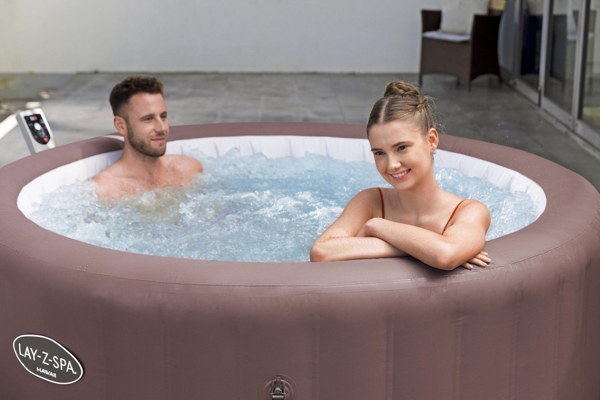 Bestway Lay-Z-Spa Hawaii Energy-Efficient Smart AirJet, 6 persoons - Azzura Pool
