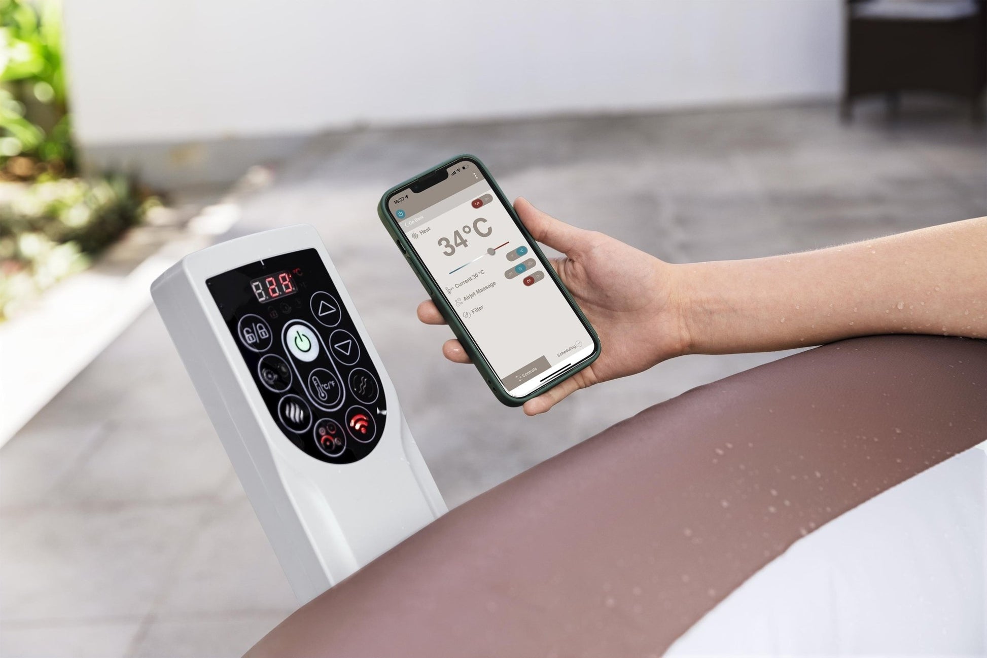 Bestway Lay-Z-Spa Hawaii Energy-Efficient Smart AirJet, 6 persoons - Azzura Pool