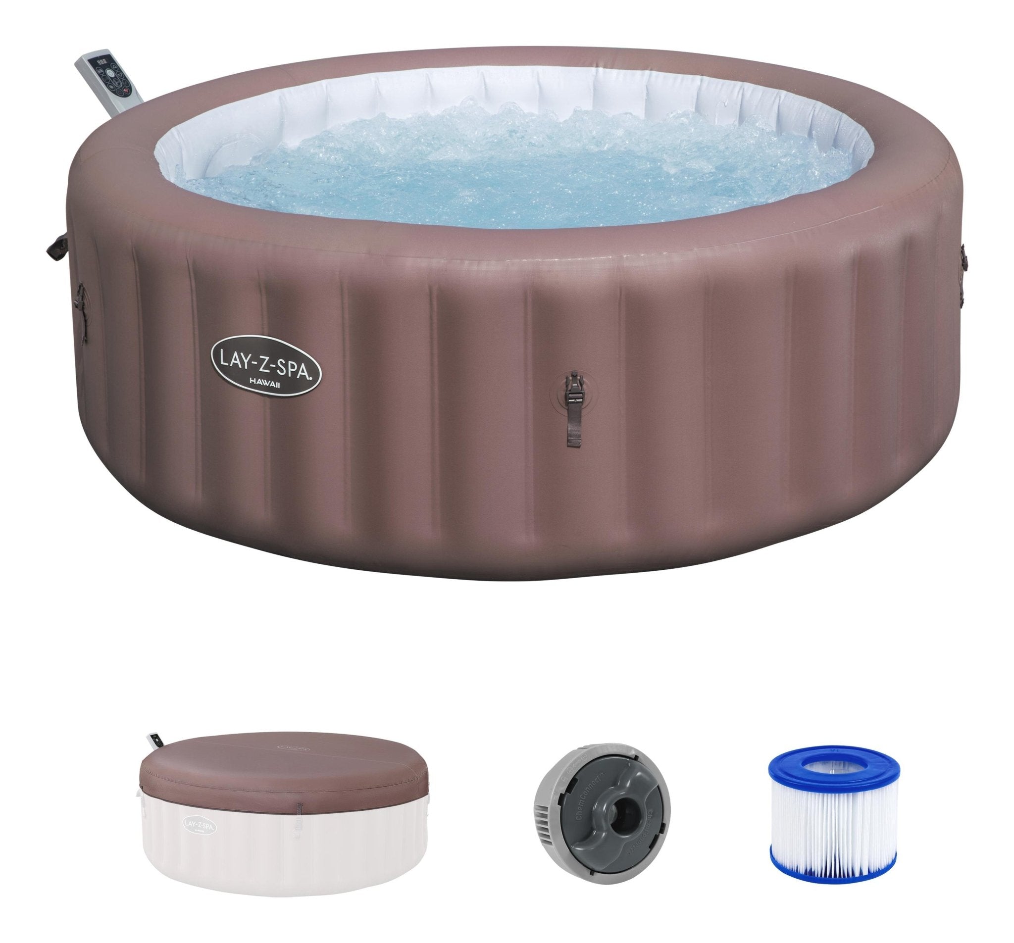 Bestway Lay-Z-Spa Hawaii Energy-Efficient Smart AirJet, 6 persoons - Azzura Pool