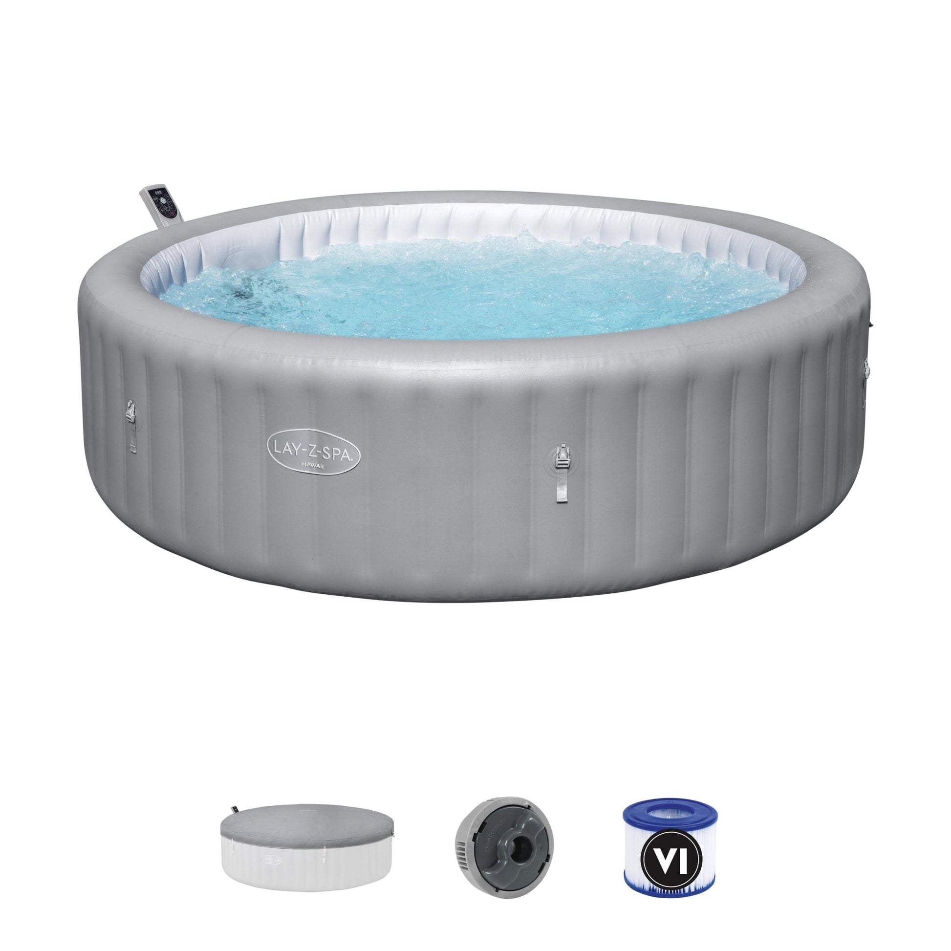 Bestway Lay-Z-Spa Hawaii Energy-Efficient Smart AirJet, 8 persoons - Azzura Pool