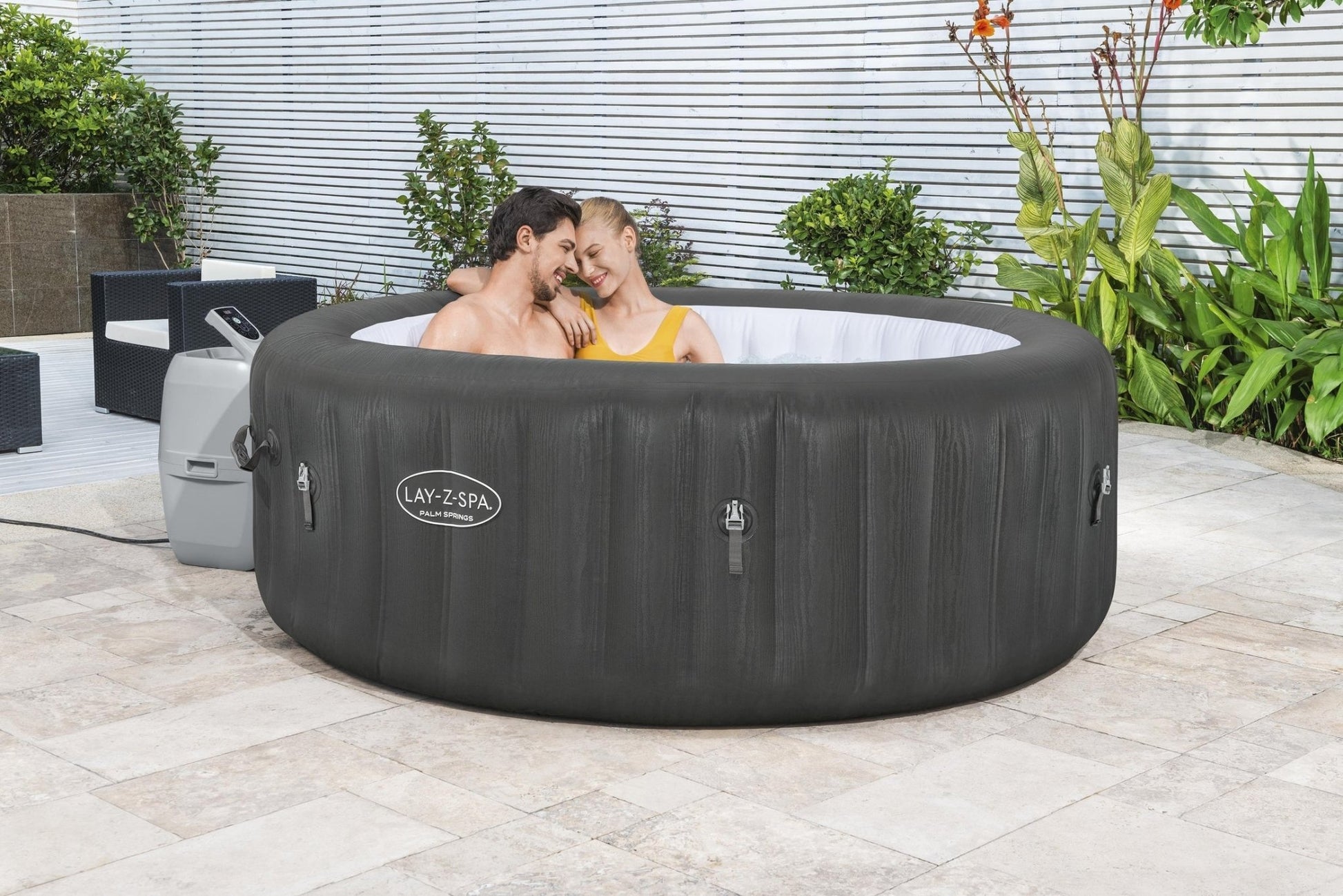 Bestway Lay-Z-Spa Palm AirJet, 6 persoons - Azzura Pool