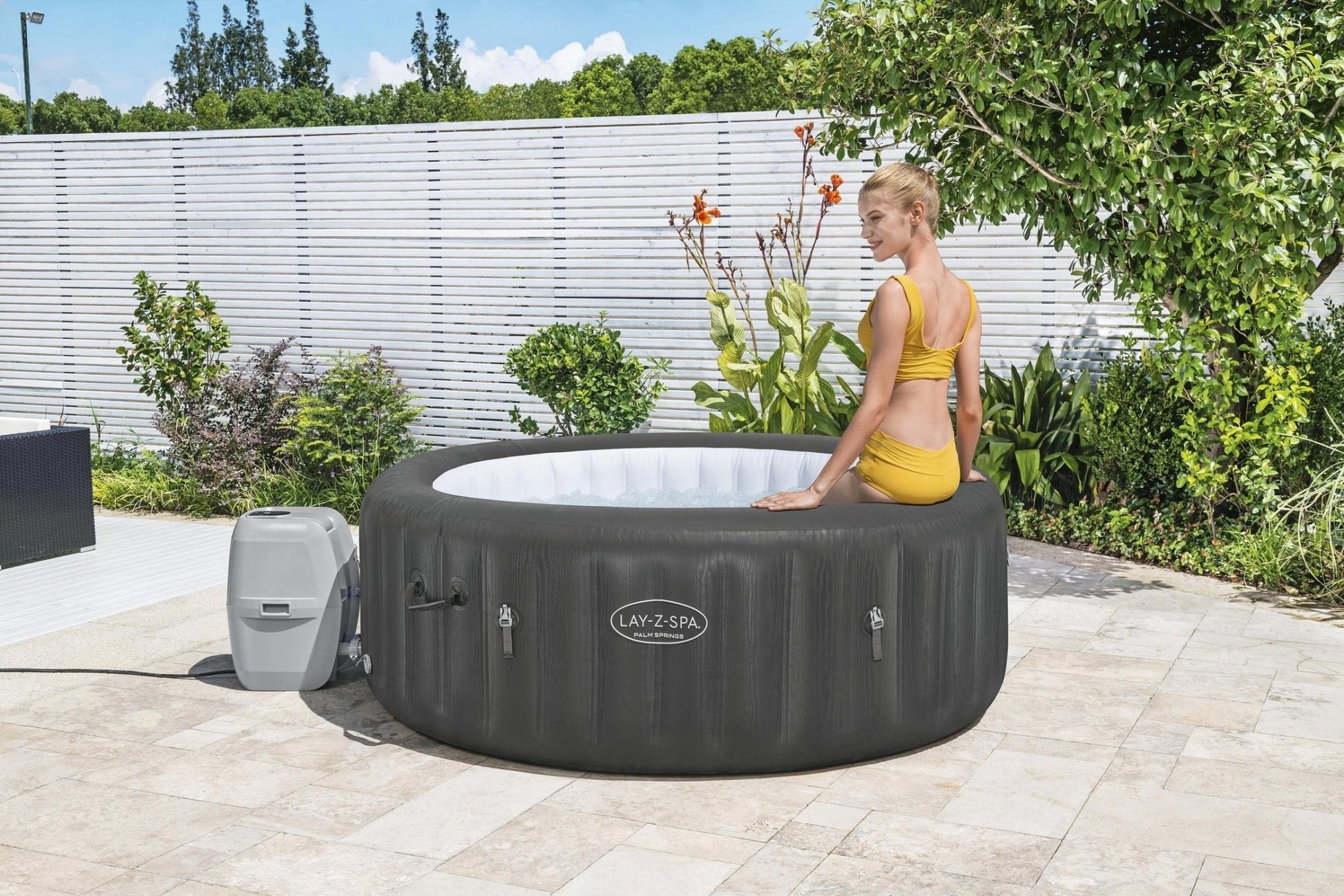 Bestway Lay-Z-Spa Palm AirJet, 6 persoons - Azzura Pool