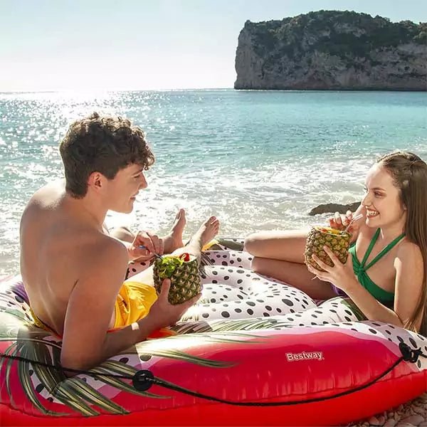 Bestway Luchtbed Fruits of Paradise Island – 2-Persoons Tropisch Zwemparadijs - Azzura Pool
