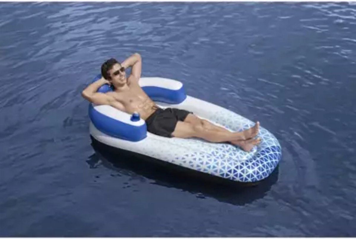 Bestway Luchtmatras Zwembad - Indigo Wave Lounge - Azzura Pool