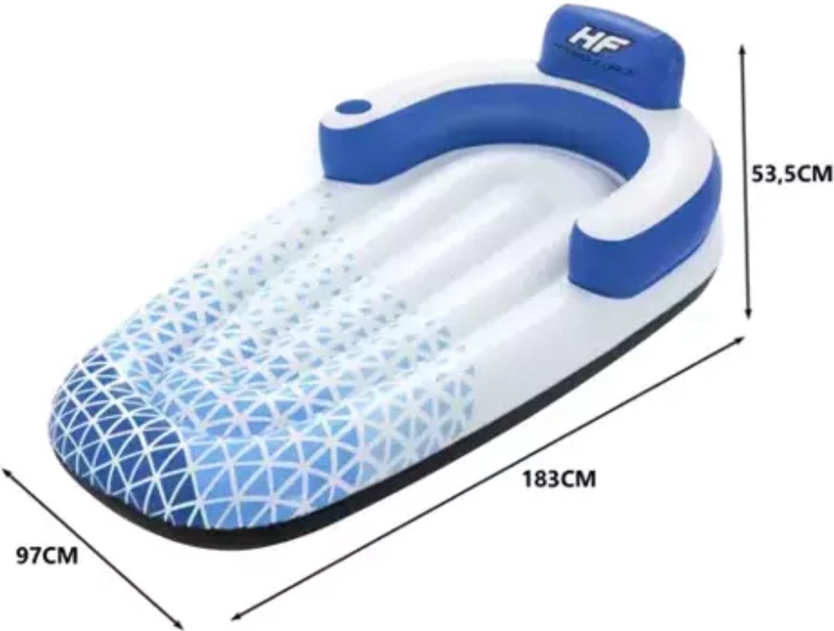 Bestway Luchtmatras Zwembad - Indigo Wave Lounge - Azzura Pool