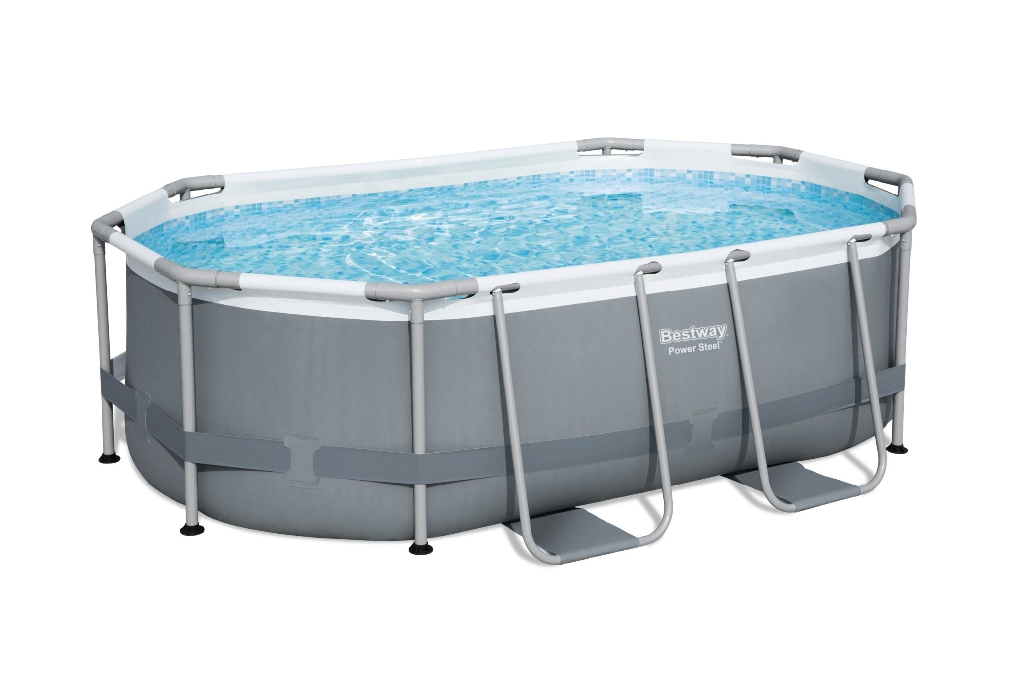 Bestway Power Steel Ovaal Zwembad – 305 cm x 200 cm x 84 cm - Azzura Pool