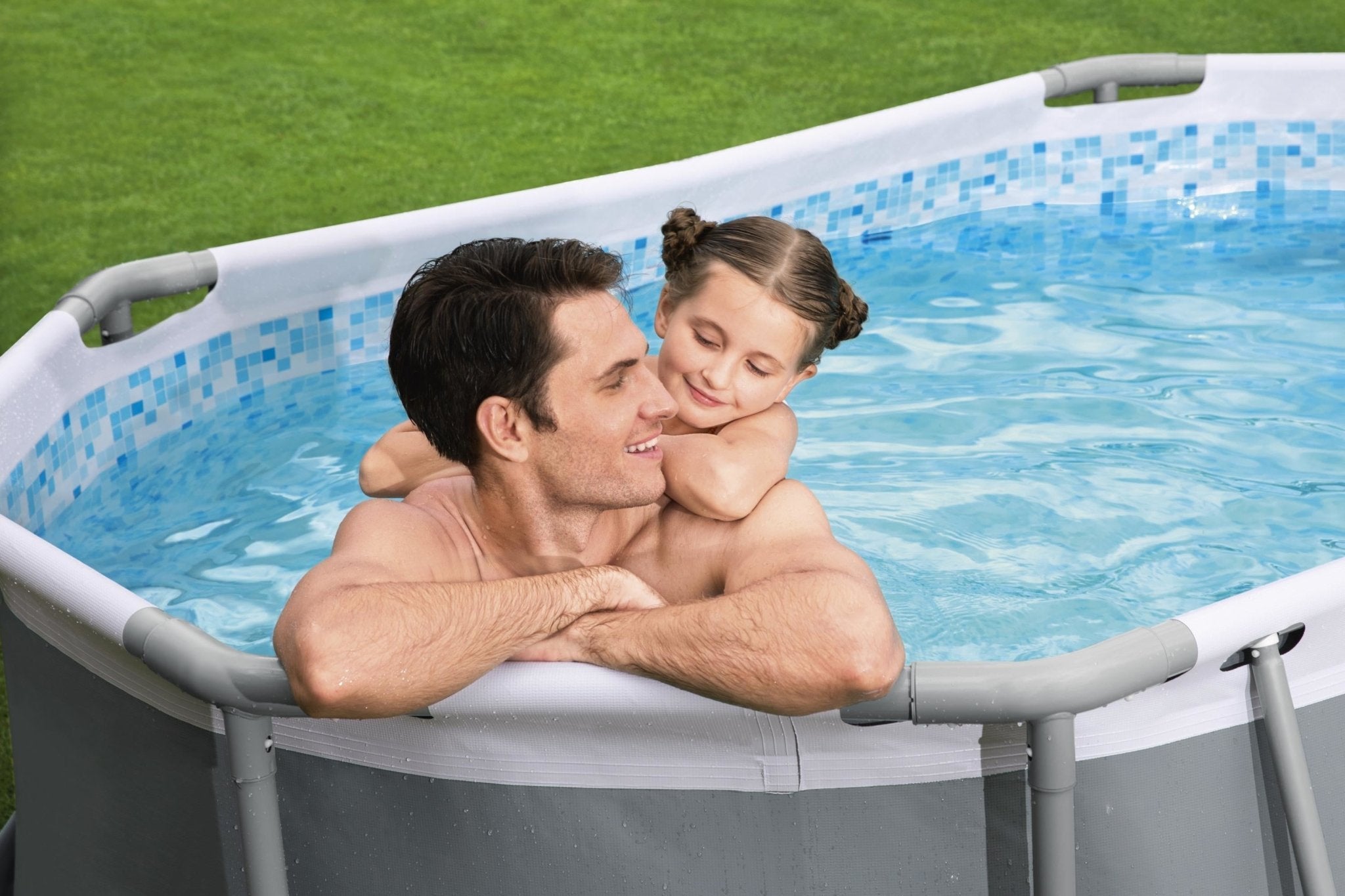 Bestway Power Steel Ovaal Zwembad – 305 cm x 200 cm x 84 cm - Azzura Pool