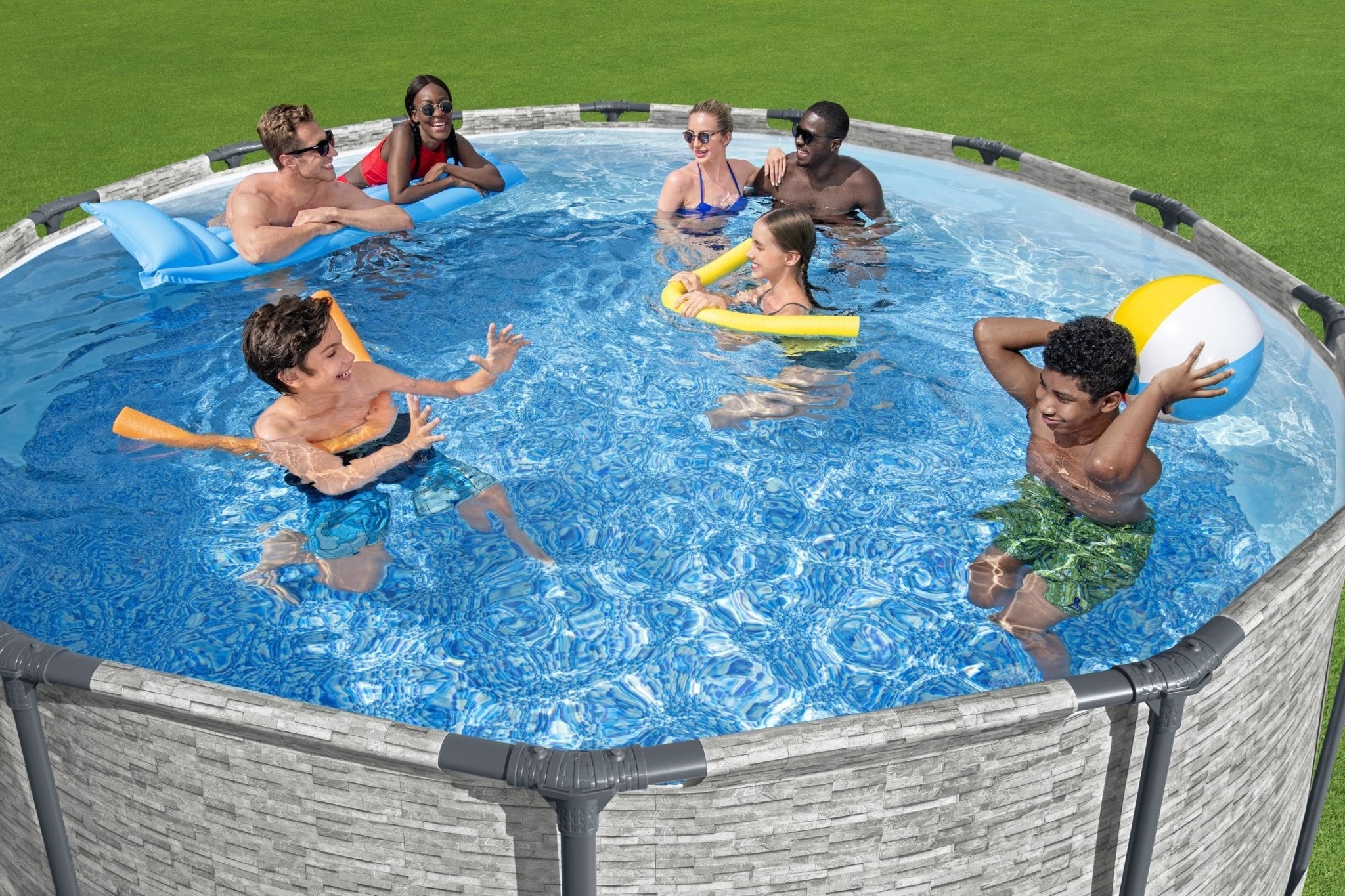 Bestway Steel Pro MAX Rond Frame Zwembad Set 427 cm × 122 m - Azzura Pool